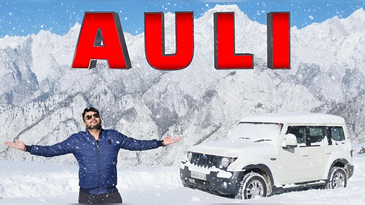 Heavy Snowfall in Auli ❄️ Manali ❌️ Auli ✅️ 2026