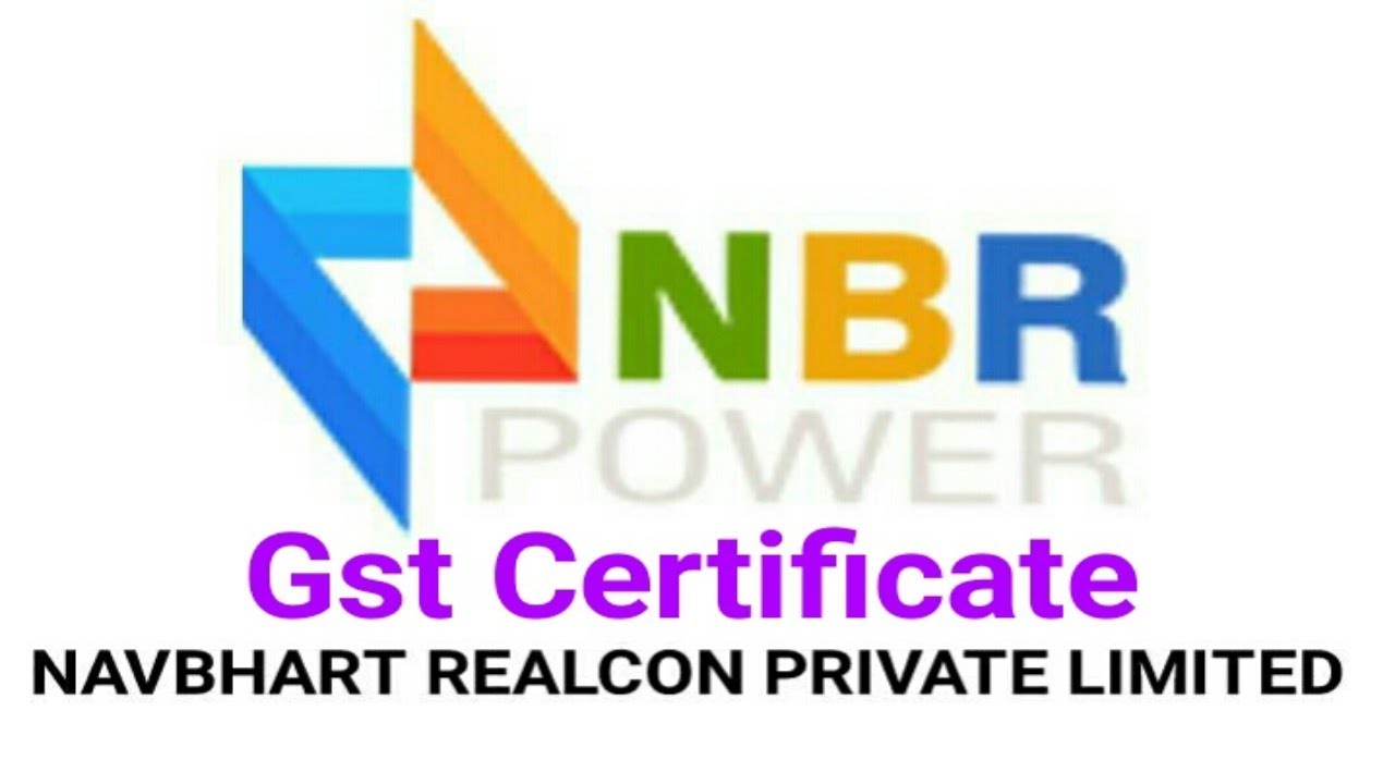 NBR Power Gst Certificate