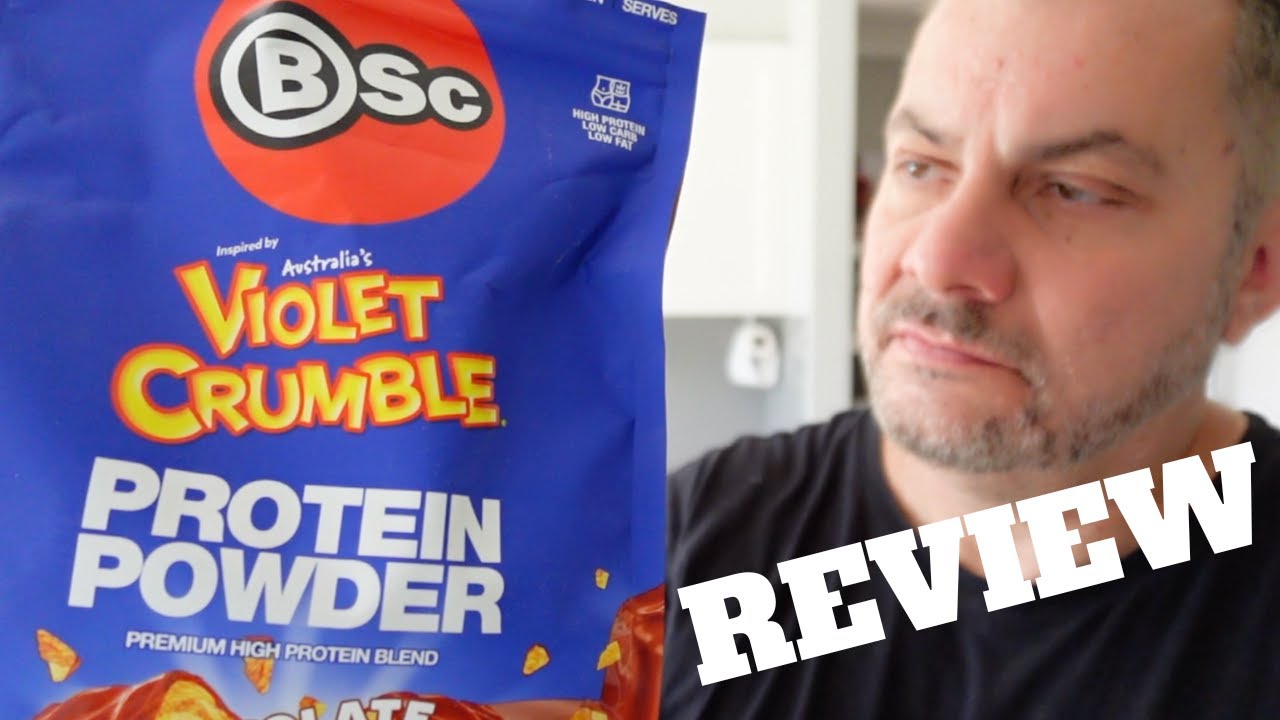BSC Violet Crumble Protein Powder - Taste Test and Review - Supplement Review