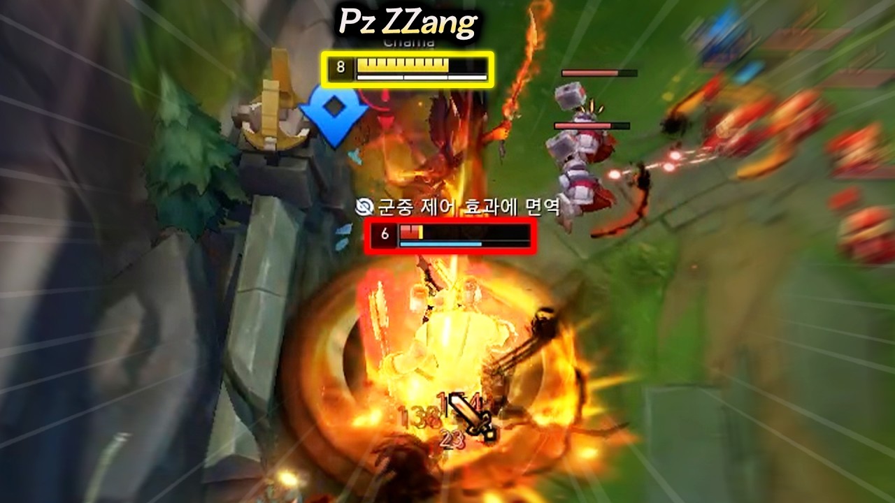 올라프 상대로만 가능한 야스오 궁 캔슬 킬각