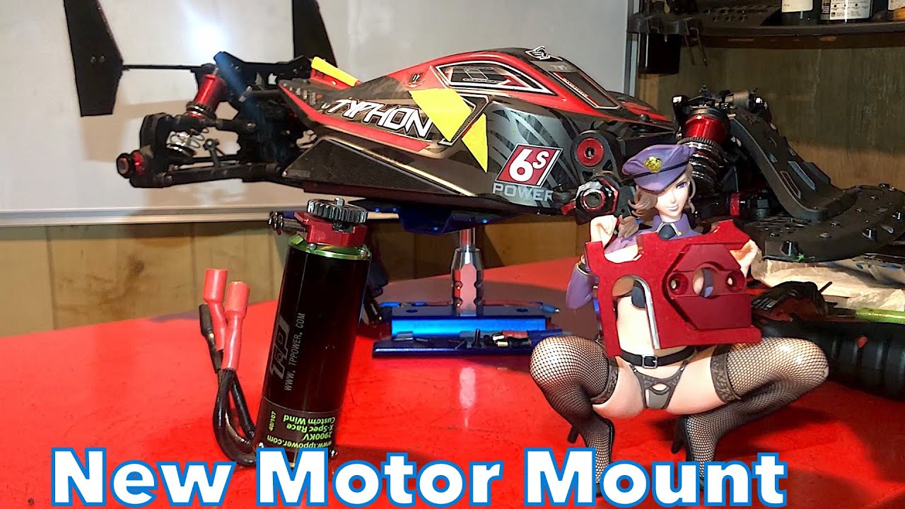 Arrma Typhon replacing damaged motor mount