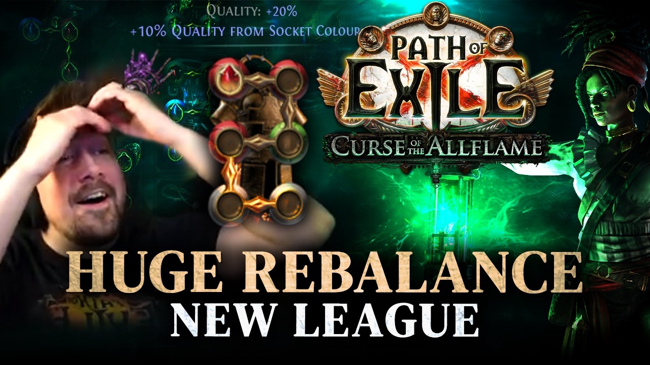 Sockets Colours Are GONE?! - POE Curse of the Allflame Reveal