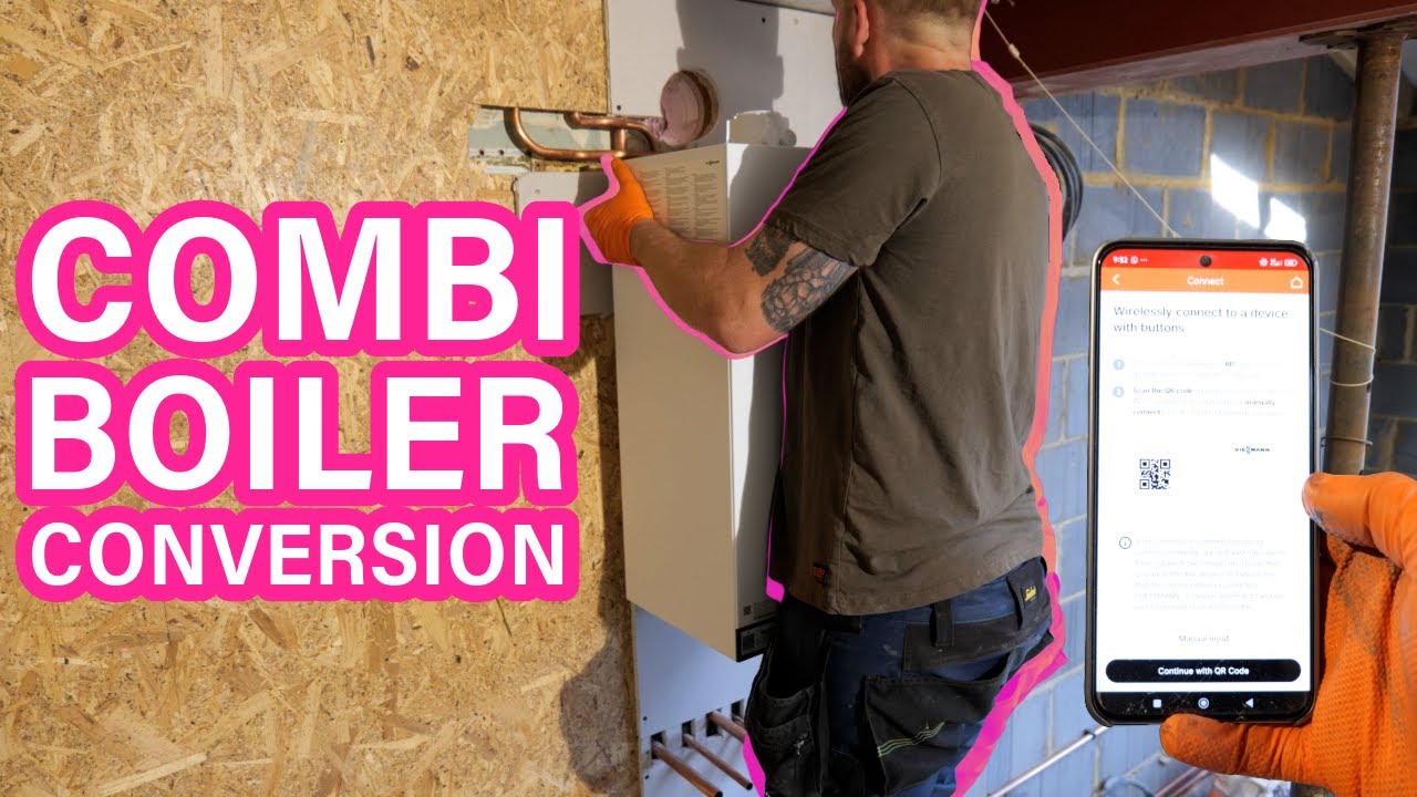 Combi boiler heating conversion - Rear house extension