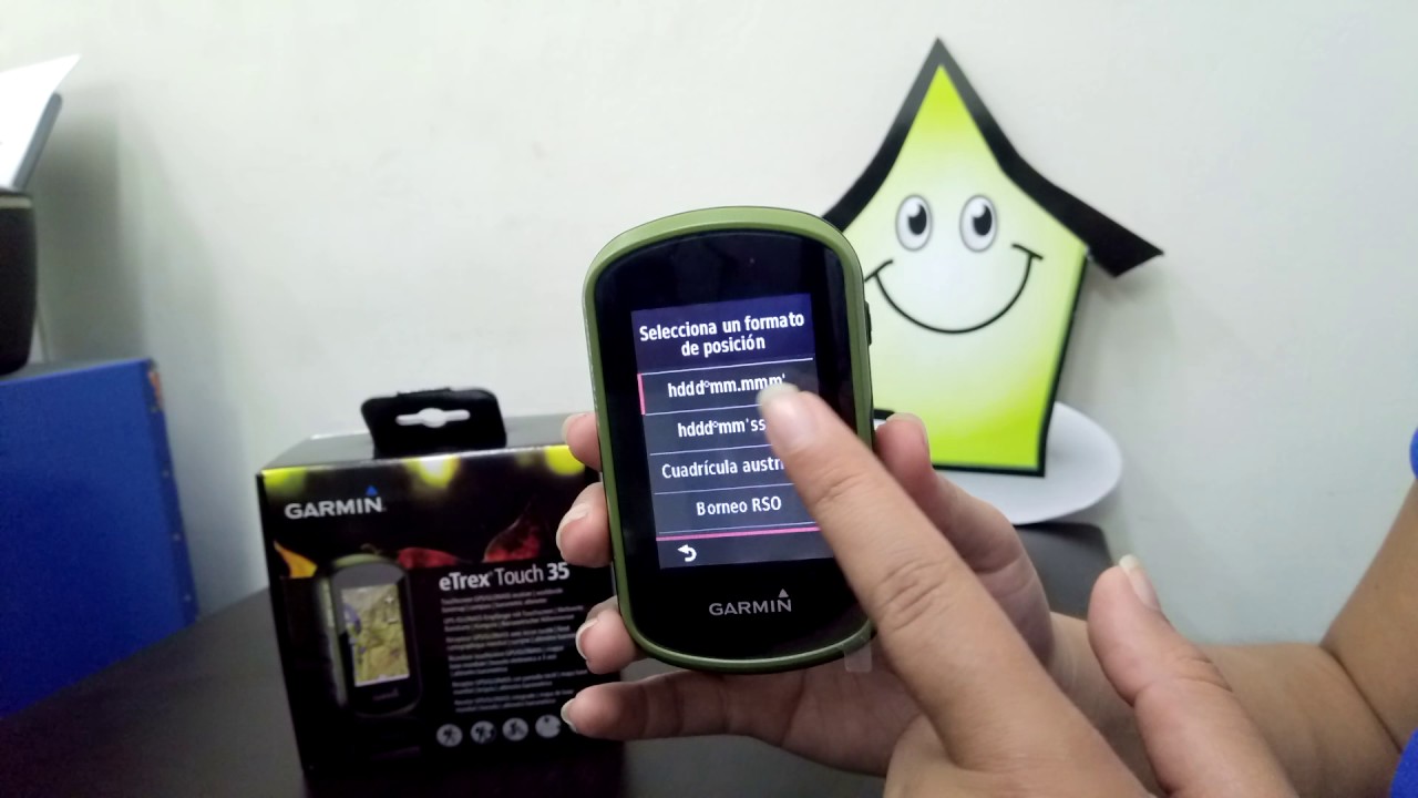 Manejo de GPS Garmin Etrex 35 touch