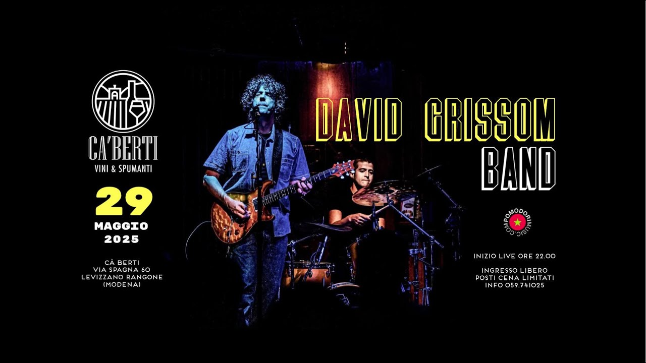David Grissom,Archelao Macrillo,Antonio Rigo Righetti-2025-05-29 Levizzano.Ca' Berti Full Show