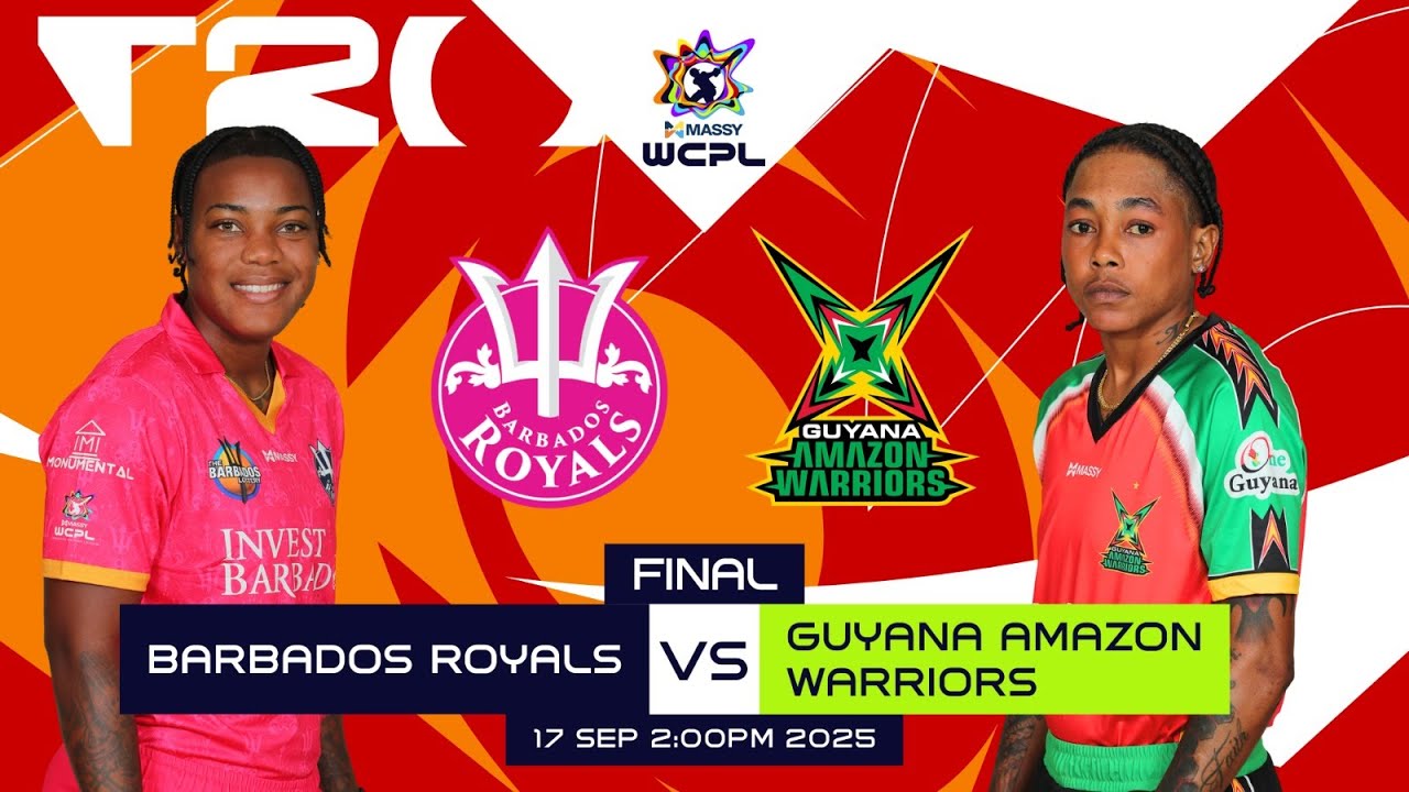 LIVE | Final | Barbados Royals Women vs Guyana Amazon Warriors Women | WCPL 2025