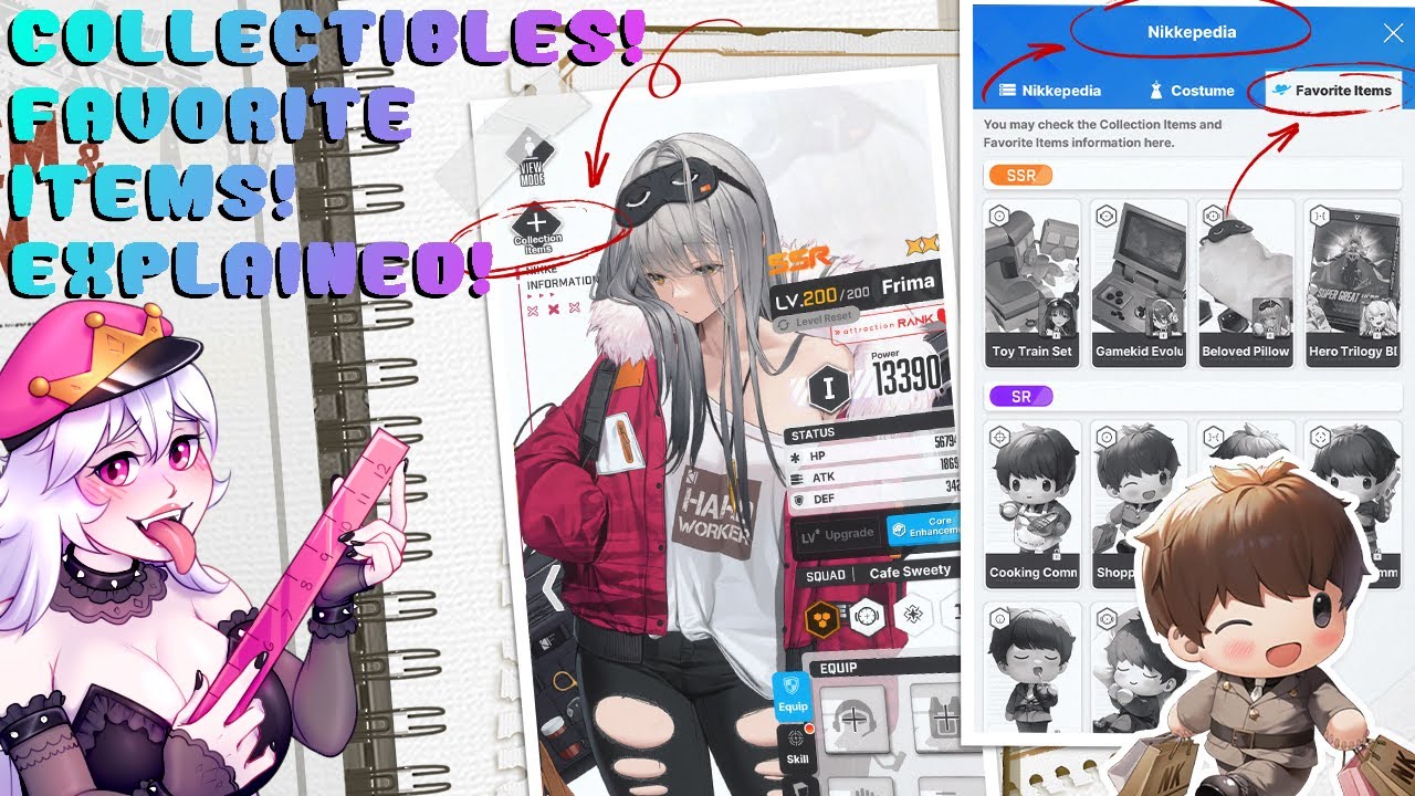 NIKKE - A COMPREHENSIVE GUIDE FOR THE NEW COLLECTIBLES AND FAVORITE ITEM SYSTEM!