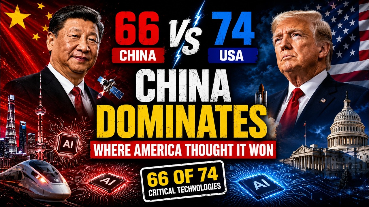 66 Out of 74 Critical Technologies | China Just Became the Real Superpower