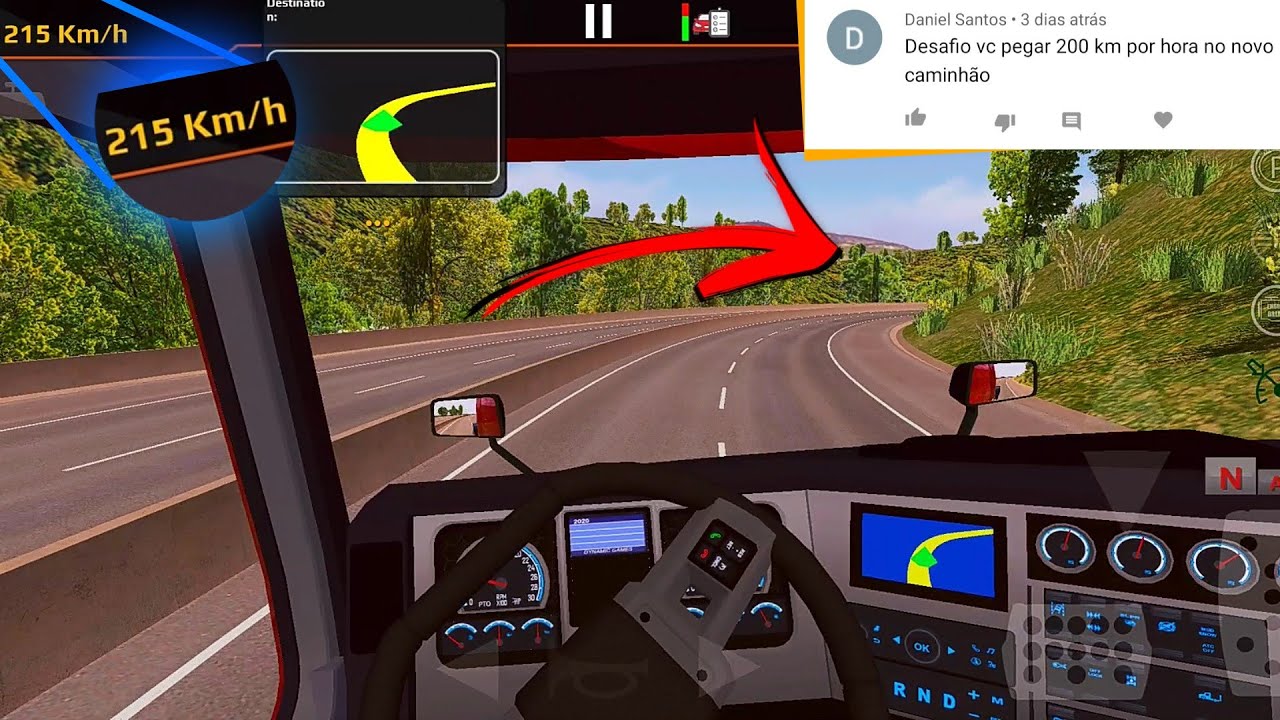 215km no wtds - Desafio dos inscritos - World Truck Driving Simulator #30