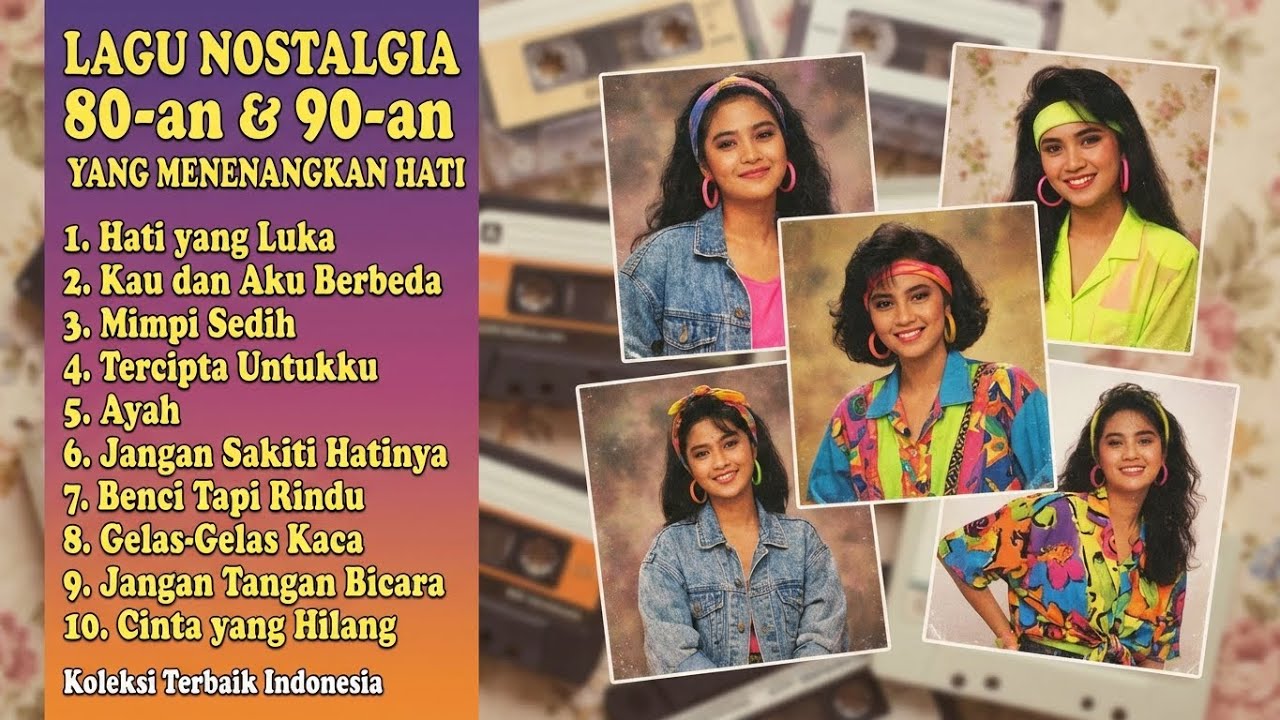 Kumpulan Lagu Nostalgia Indonesia 🎵 Tembang Kenangan 80an 90an untuk Menemani Hari-Harimu
