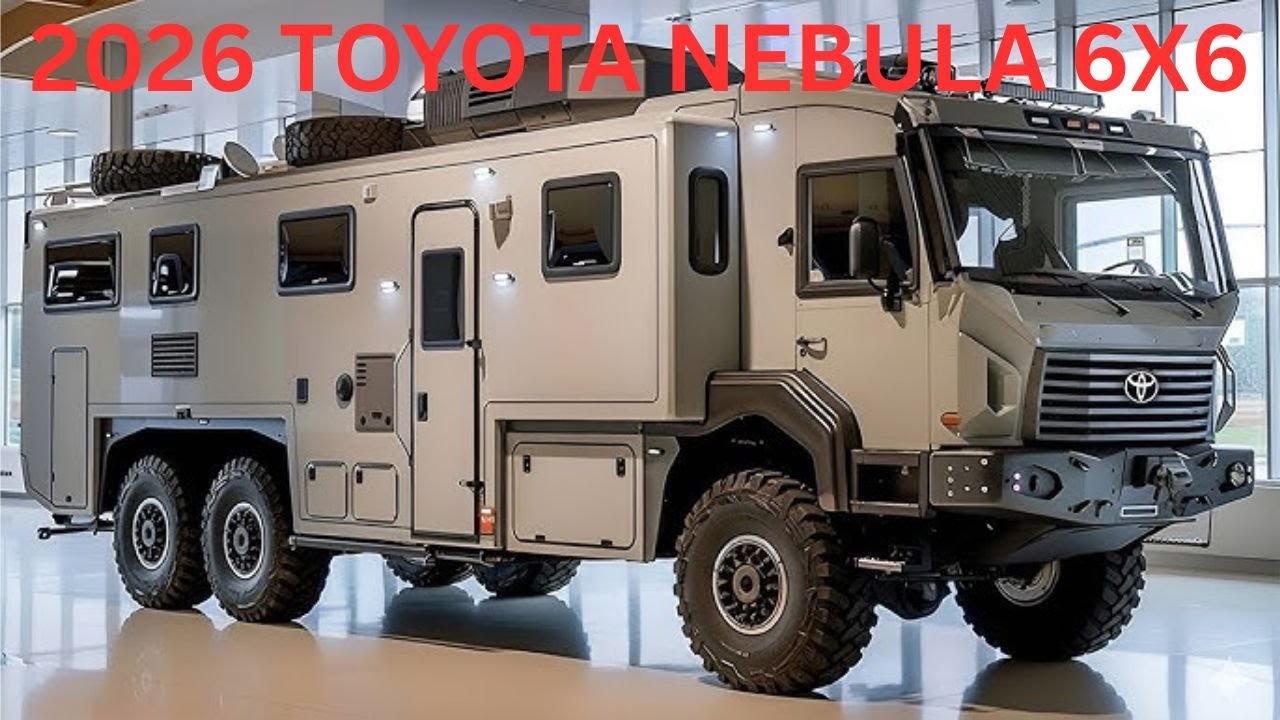 2026 Toyota Nebula Titan 6x6: Toyota’s Wildest Motorhome | Where Luxury meets Motion