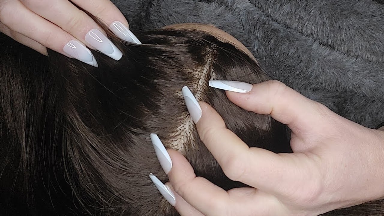 ASMR Top of Head Scratching 💆‍♀️😴 No Talking #asmrscratching #asmrscalpscratching #aggressiveasmr