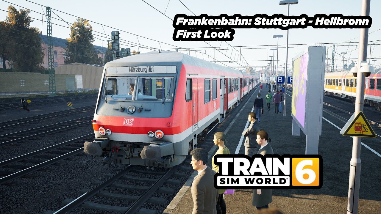 FIRST LOOK! Train Sim World 6 – Frankenbahn Stuttgart–Heilbronn DLC (New Route Gameplay!)
