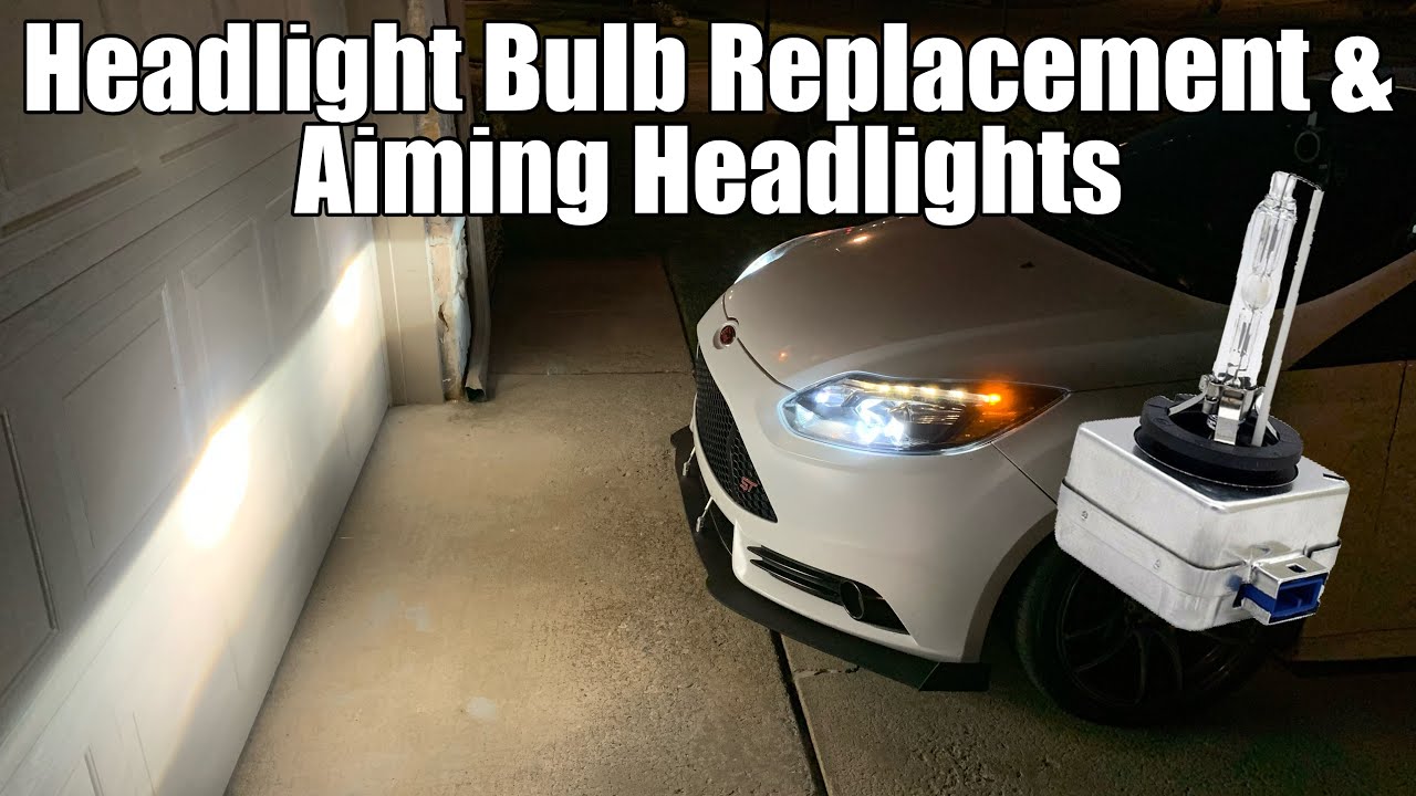 How to Change Ford Focus HID Headlight Bulbs and Align Headlight Beams