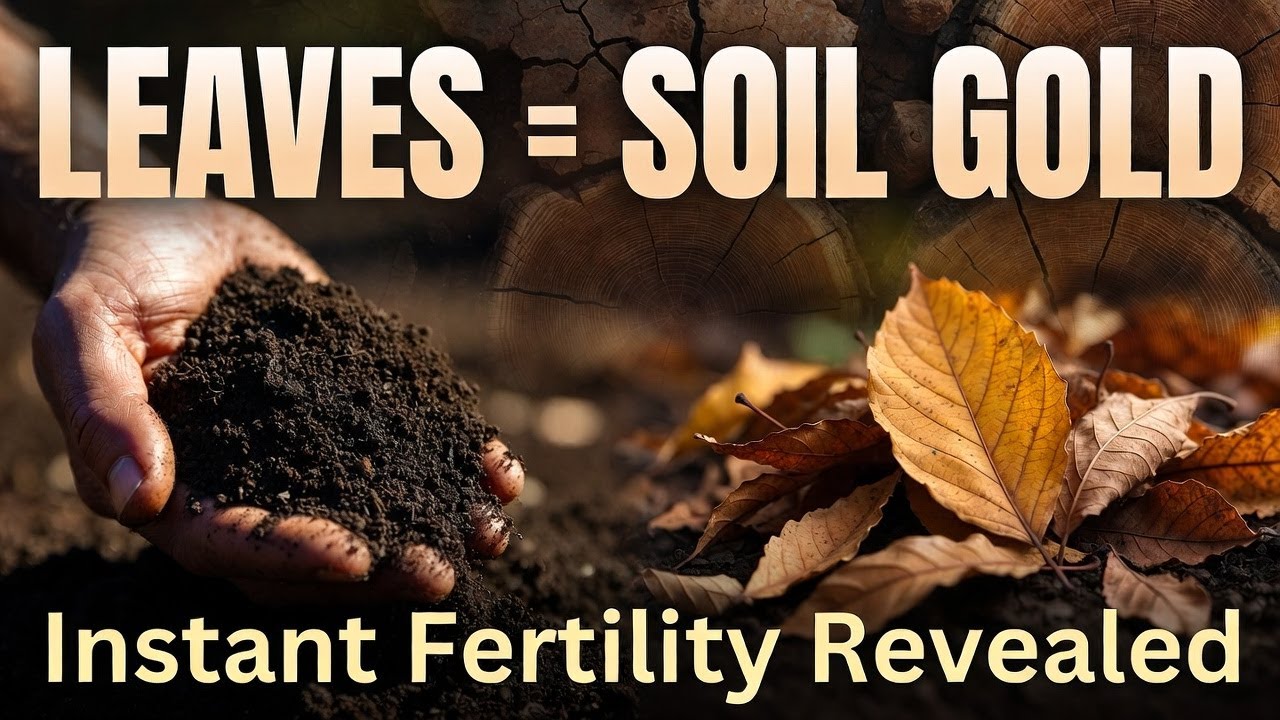 The Leaf Compost Secret They DON’T Want You To Know Instant Soil Fertility!