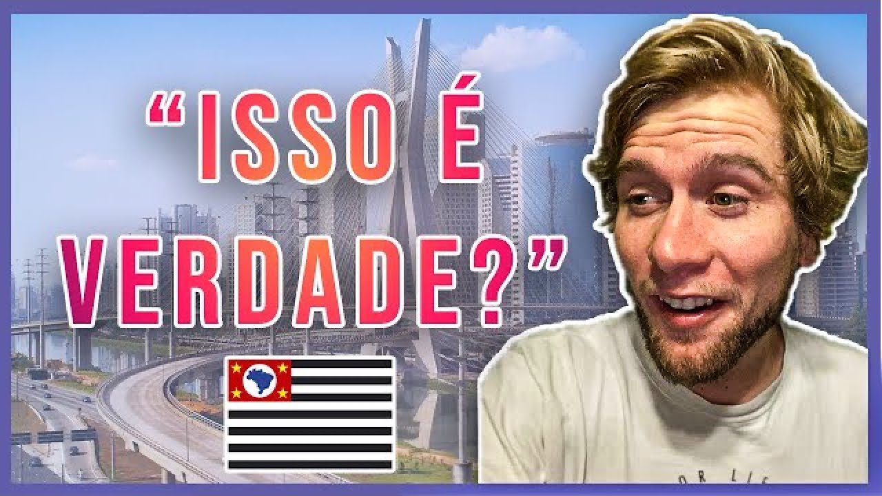 A MAIOR CIDADE DO BRASIL e AMÉRICA! | Americano reagindo (ANIVERSÁRIO DE SÃO PAULO)