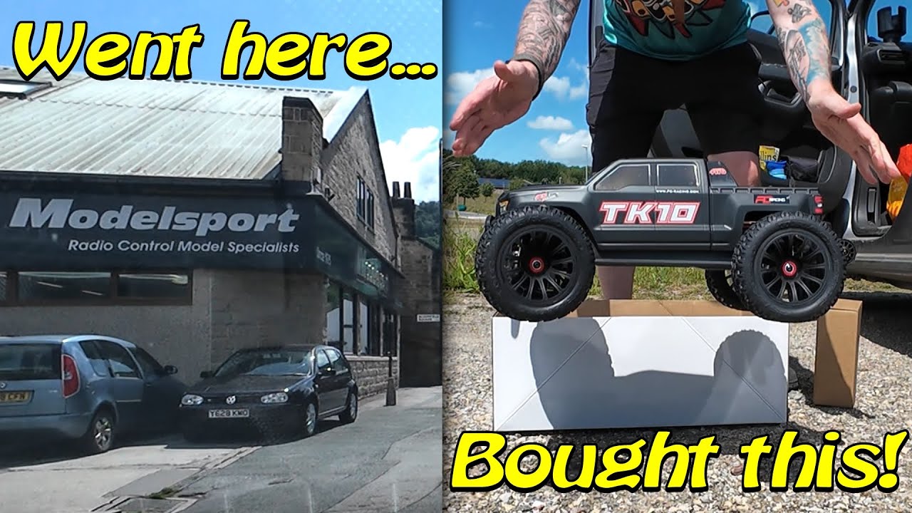 PD Racing TK10 4s Brushless RC Monster Truck - FIRST BASH