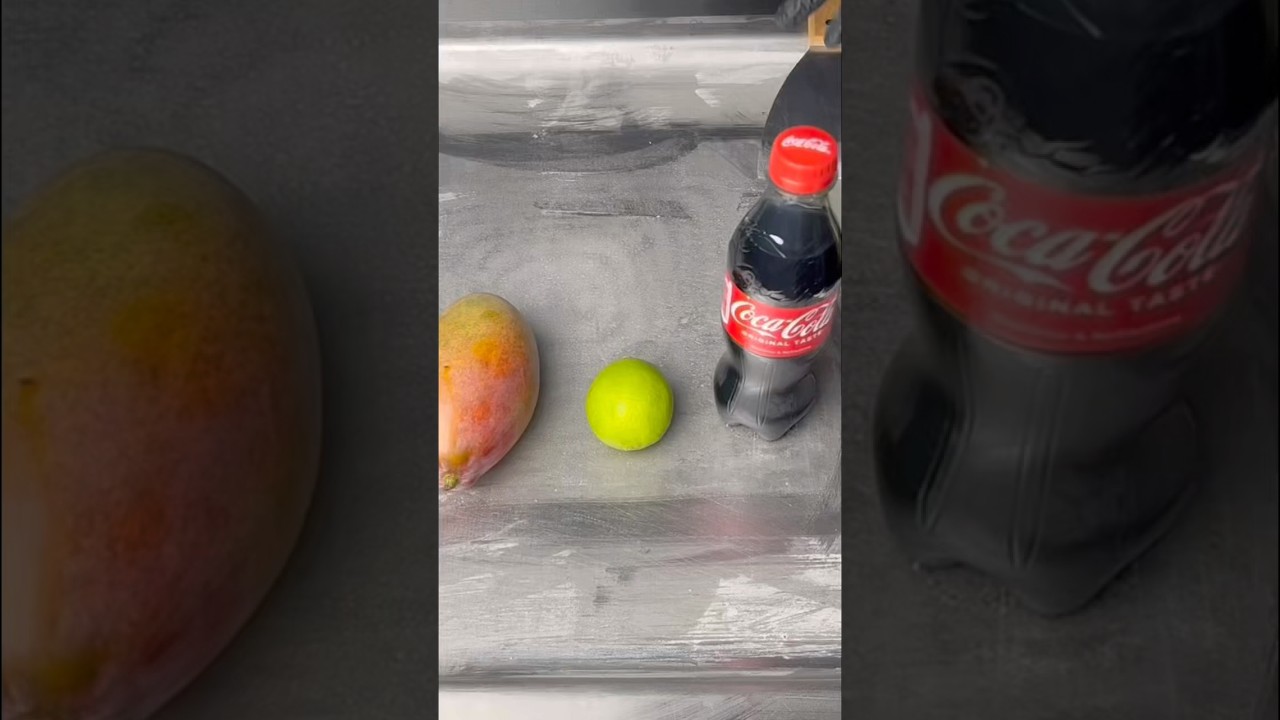 Ice Cream Rolls | Mango, Lime & Coca-Cola &ndash; Tropical, Tangy & Fizzy Fusion