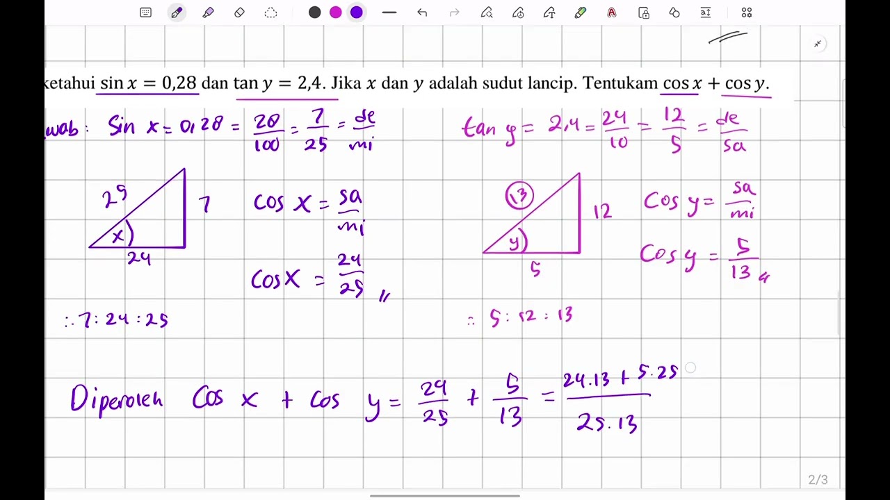 Bahas Soal #17 | Perbandingan Trigonometri dan Aplikasinya