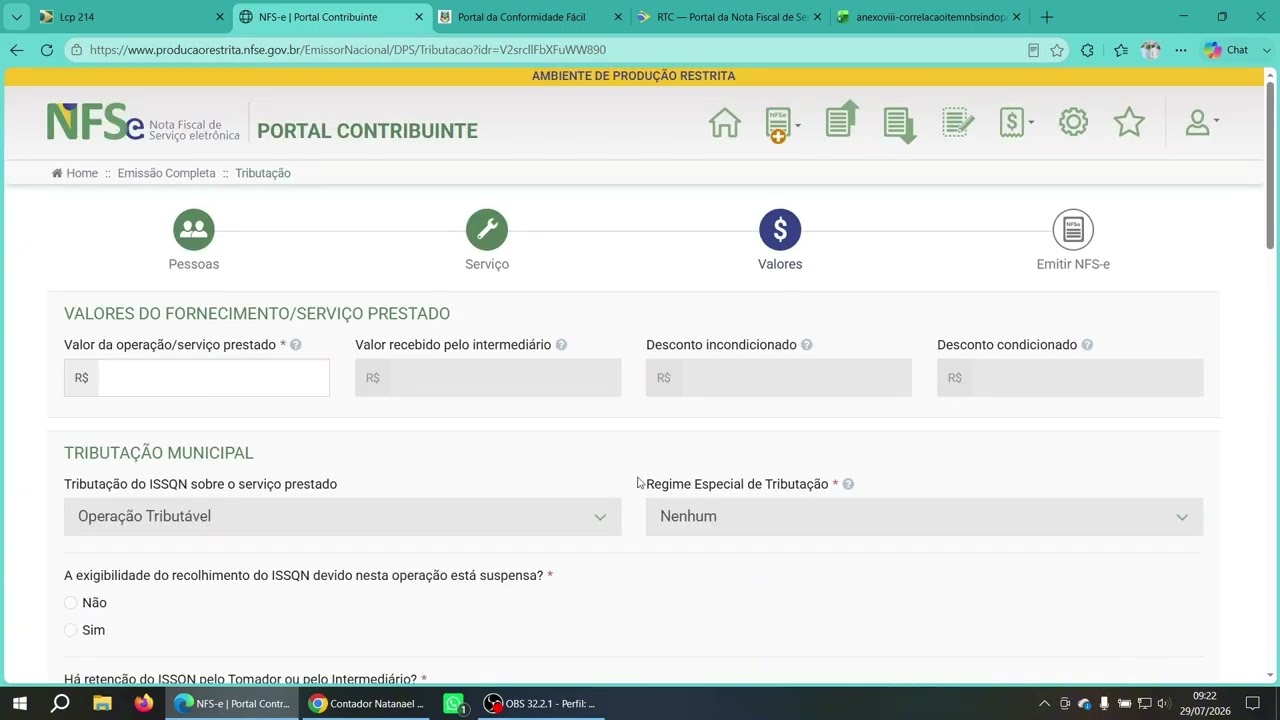 NFSe Nacional IBS e CBS Reforma Tribut&aacute;ria Servi&ccedil;os de Sa&uacute;de