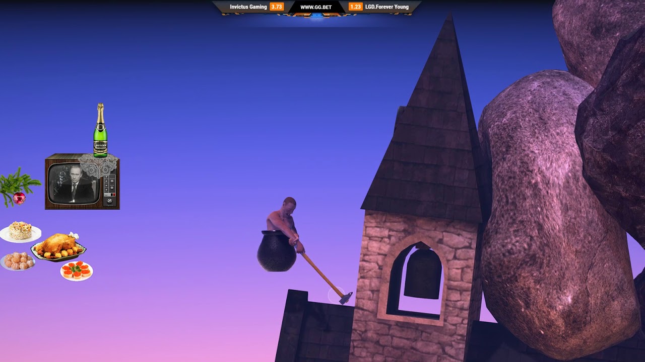 Dread's stream | Getting Over It with Bennett Foddy | 29.12.2017