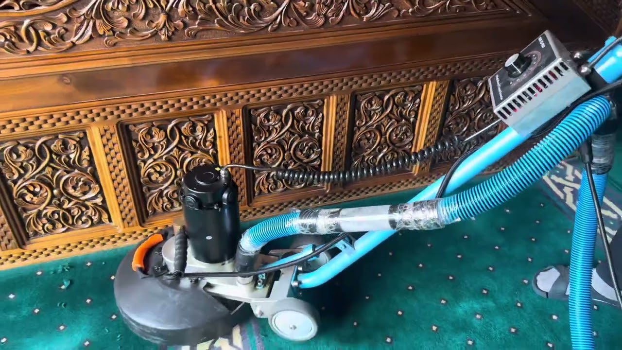 2025 Yılı Yerinde Cami Halısı Yıkama Makinelerimiz ve İşlemelerimiz