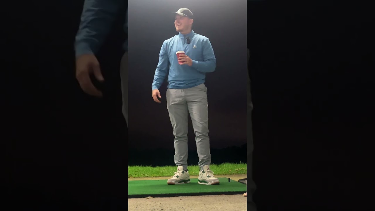 I nearly got hit by a Golf ball on the Range!  #professionalgolfer #djiaccessories #golfrange