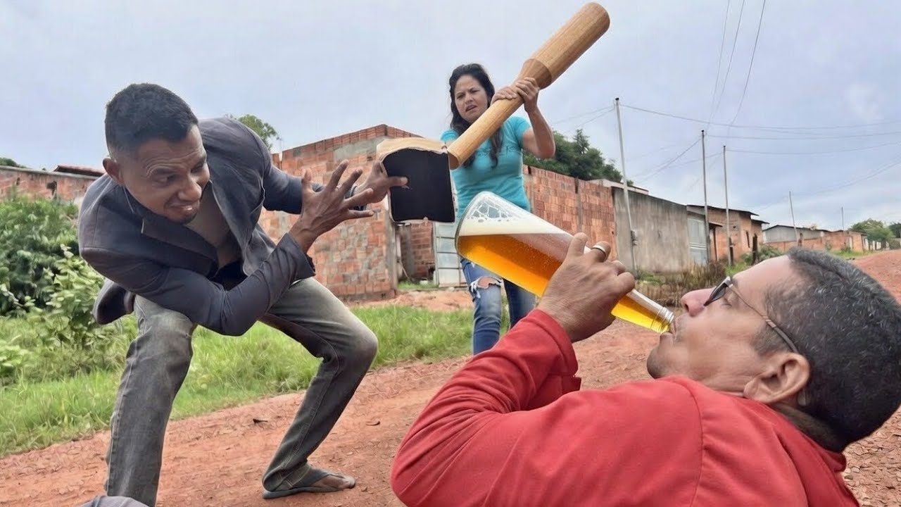 MARiDO CRENTE ViRA CACHACEiRO POR CAUSA DA MULHER 