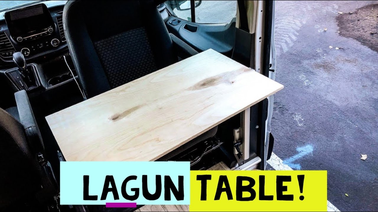 AWD Ford Transit LAGUN TABLE Install With CUSTOM Mounting Bracket Behind Passenger Door! - Part 12