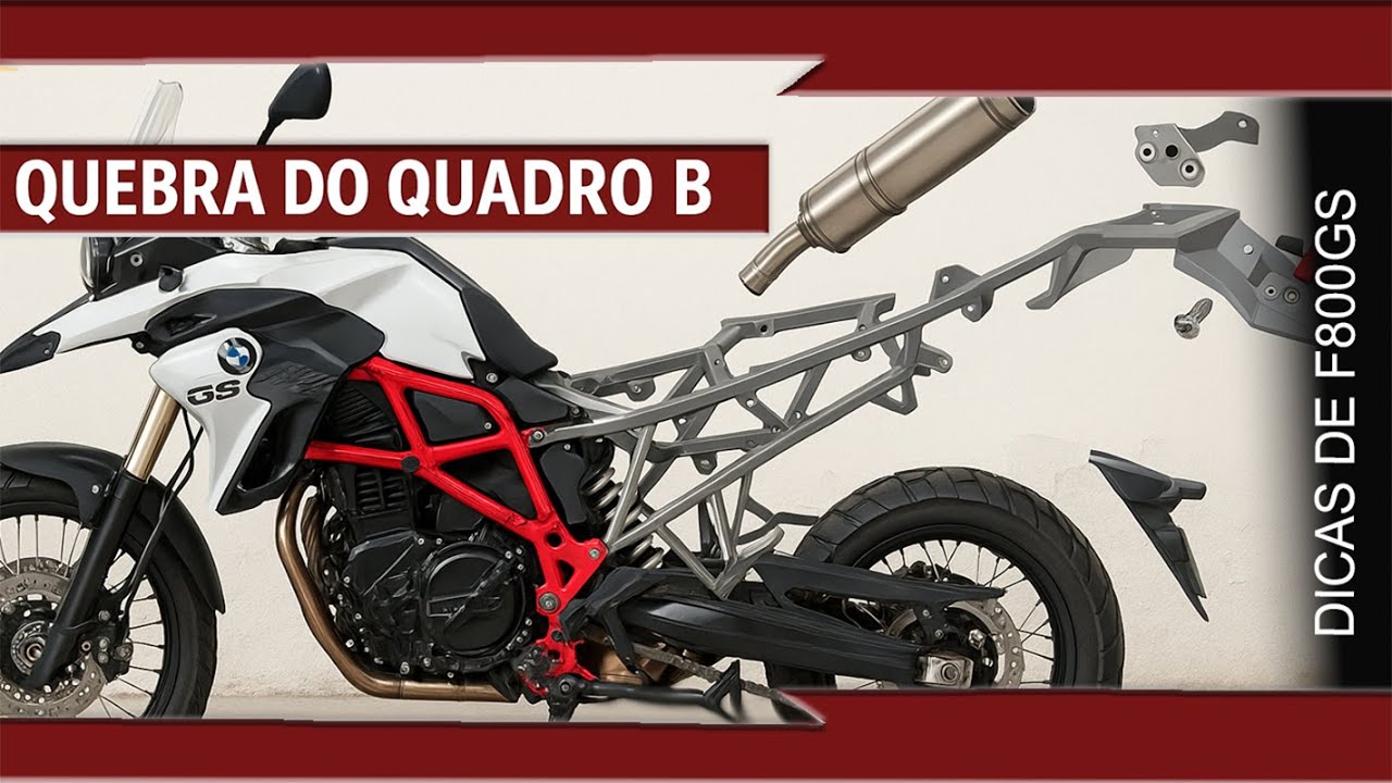 Я раскрыл секрет ремонта треснувшей рамы BMW F800 GS
