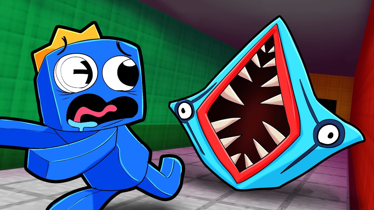 Rainbow Friends TRAPPED inside WALLY MAZE!