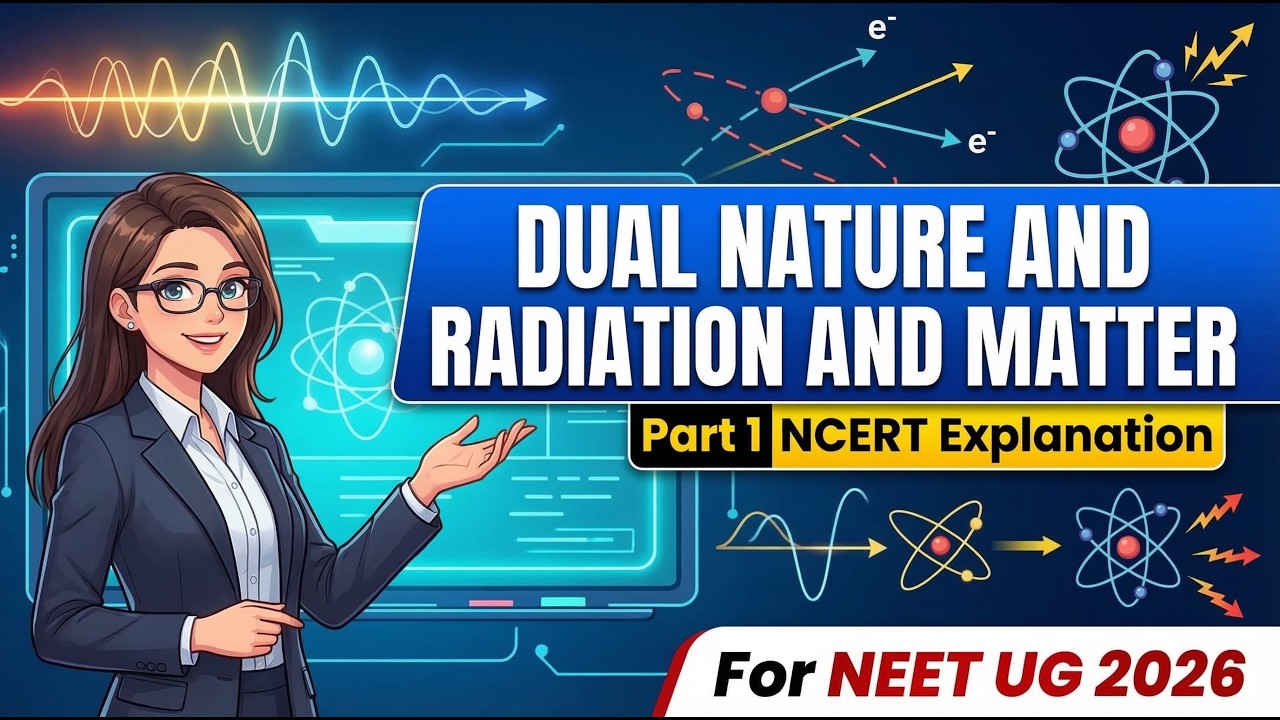 Dual Nature of Radiation and Matter Part -1 | Animated Revision | For NEET UG 2026 #neet2026
