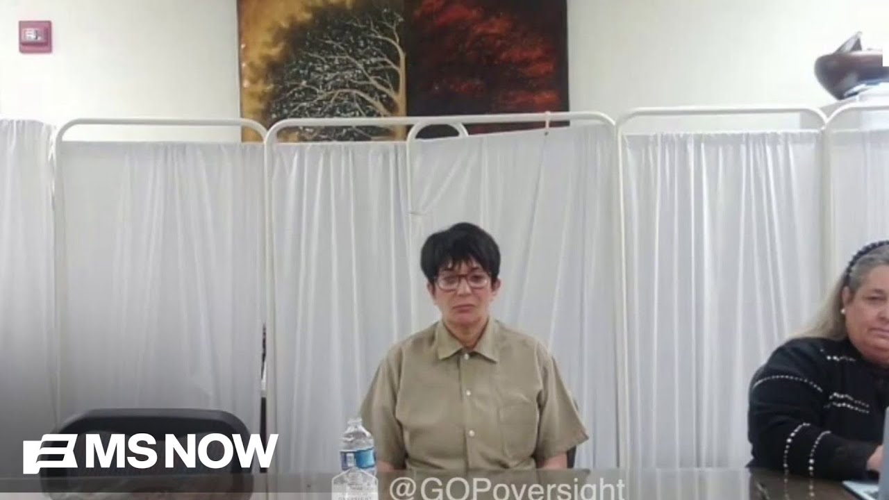 Ghislaine Maxwell refuses to answer House committee questions