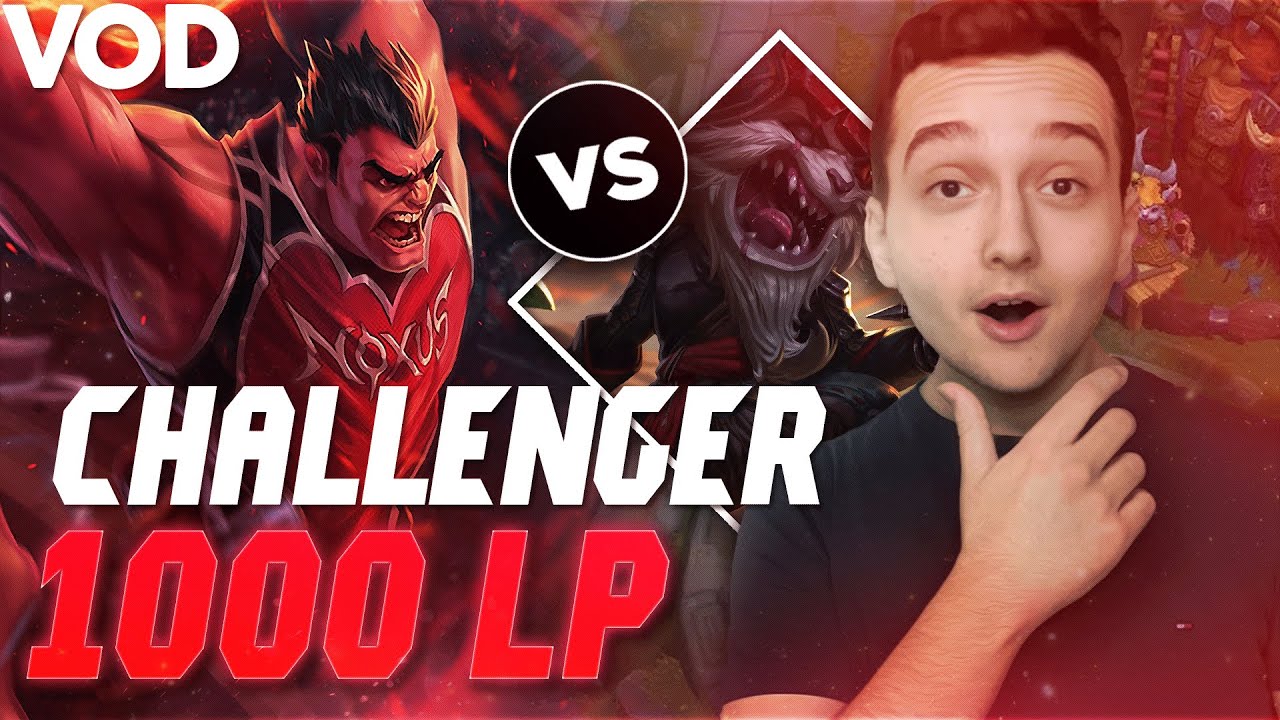 MON DARIUS CONTRE UN CHALLENGER 1000 LP - SoloQ Challenger Top - Darius vs Kled - Patch 13.24