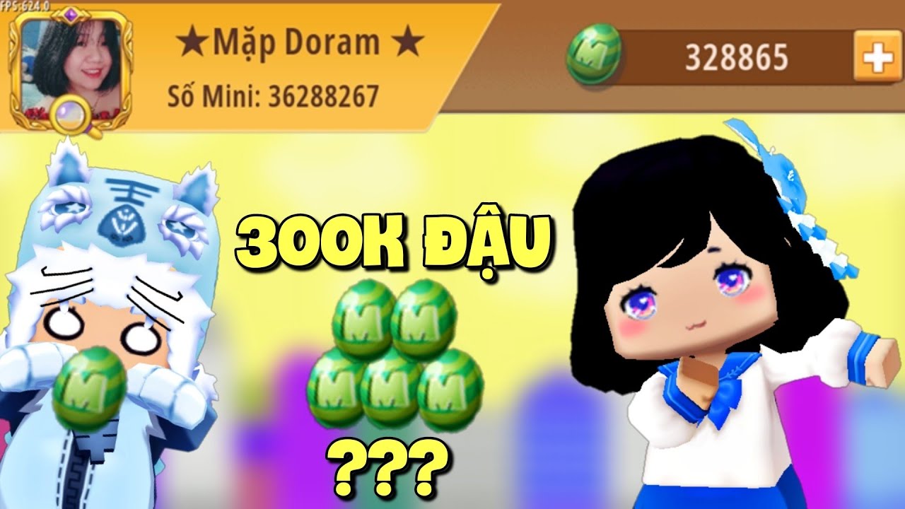 Meowpeo đột nhập Nick 300k Đậu Mini của Mặp Doram siêu giàu trong Mini World