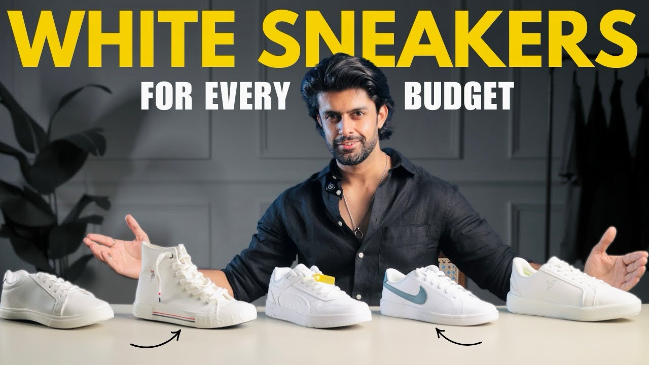 BEST WHITE SNEAKERS IN BUDGET FOR MEN | NIKE PUMA SNEAKERS HAUL