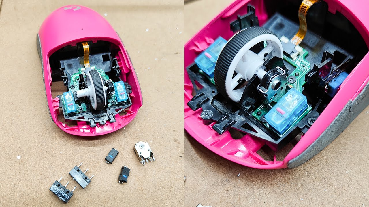 Logitech G Pro X Superlight - Switch, Scroll Encoder and Side buttons Replacement (Full Guide)