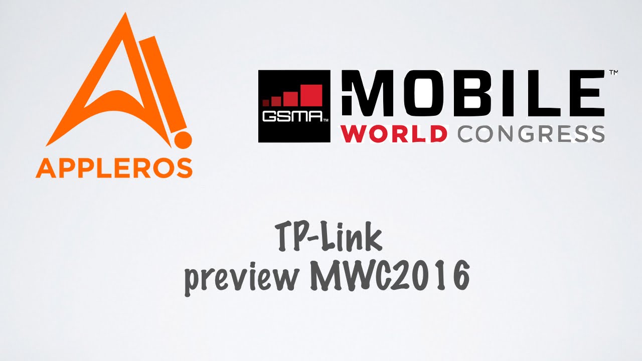 TP-Link preview MWC2016