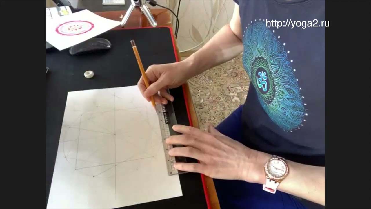 Как начертить Бхупур для Янтры