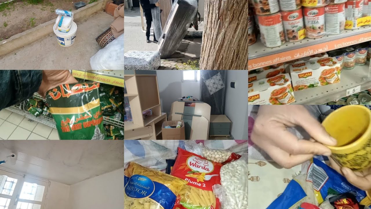 أنا جيت نشارك معكم فيديوا جديد تعيشووا معي روينة ديال صباغة في دار