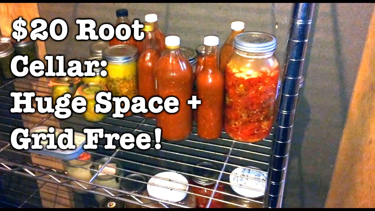$20 Root Cellar - Passive, resilient and spacious!