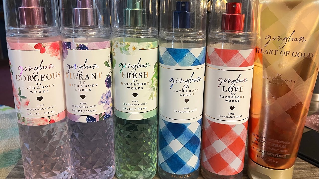 Ranking the Gingham scents!  + Small Bath and Body haul!