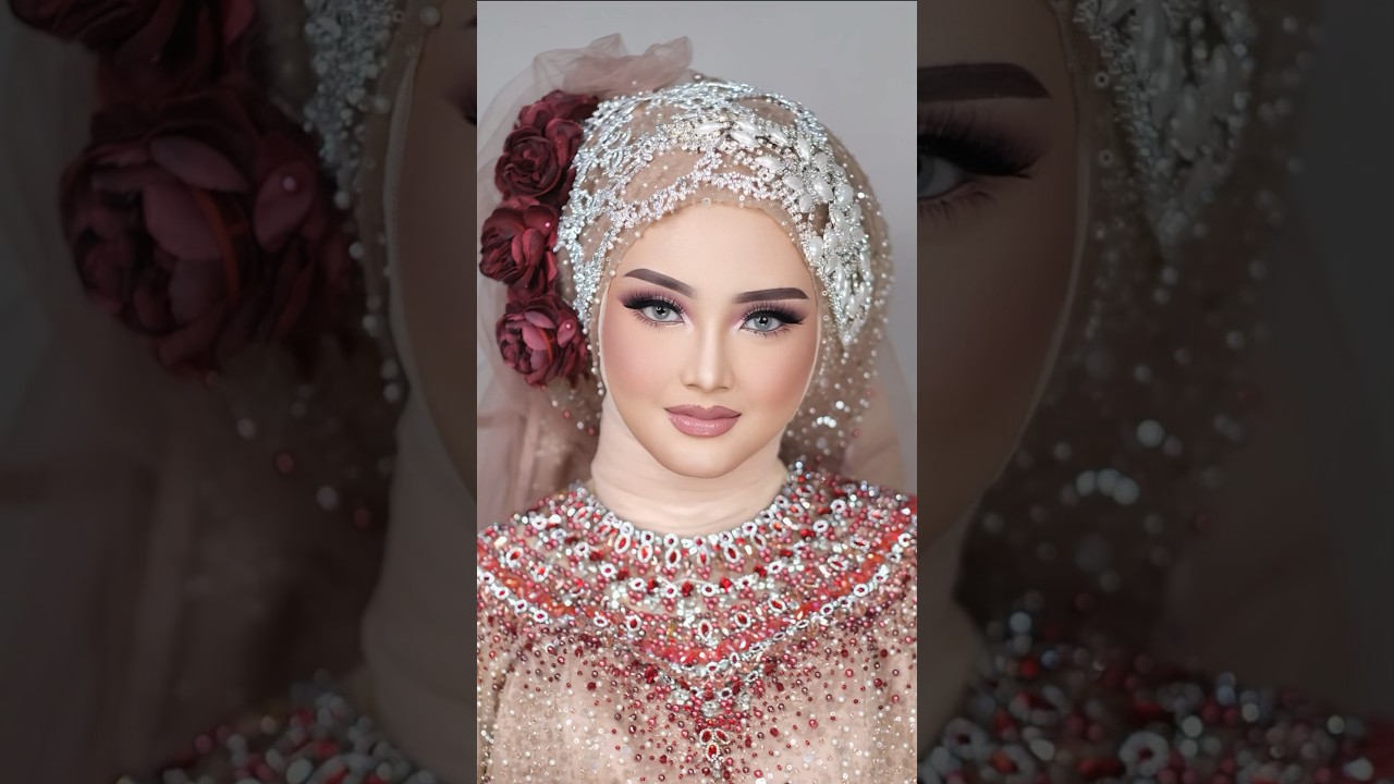 Before after glamour wedding makeup 