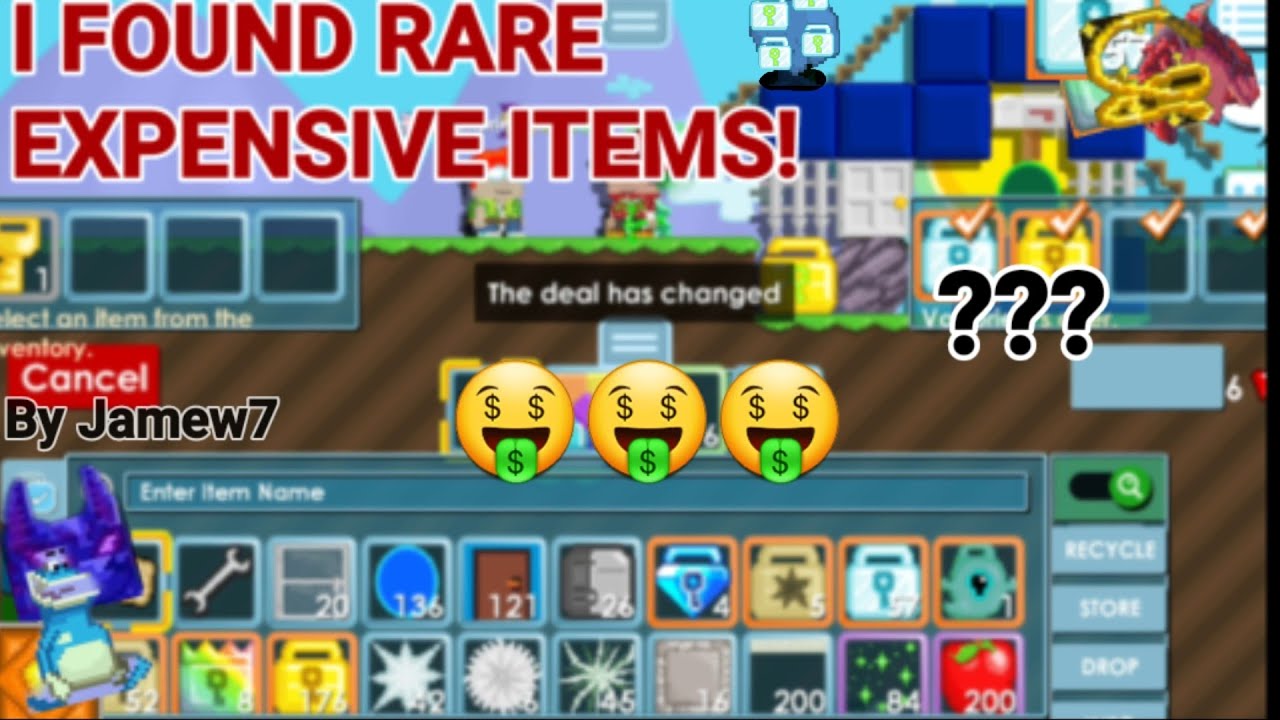 HUNTING My Old Pro Account Growtopia Worlds! + (I FOUND VERY EXPENSIVE ITEMS/WORLDS)OMG! - Growtopia