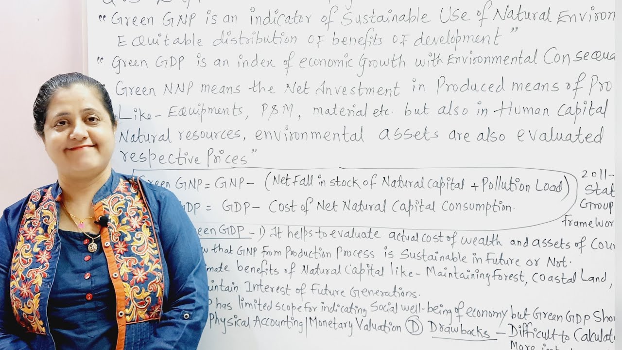 Need Of Green GNP And Green GDP | Measurement Of National Income(Part-3)