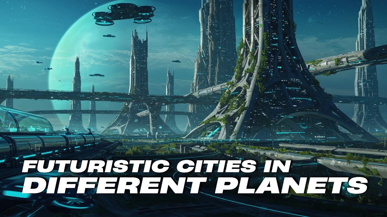 What if Cities were Built on Other Planets? (AI-Generated)
