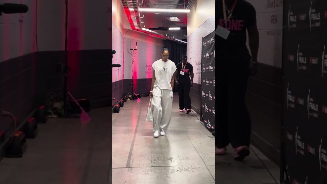 A&rsquo;ja Wilson in the Building for Game 1 of the WNBA Finals 🏆