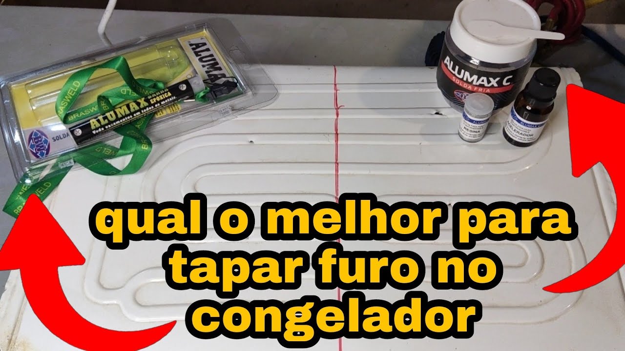🚨[INÉDITO] como tapar furo no congelador da geladeira, MUITO FÁCIL E SEGURO🔪🔪
