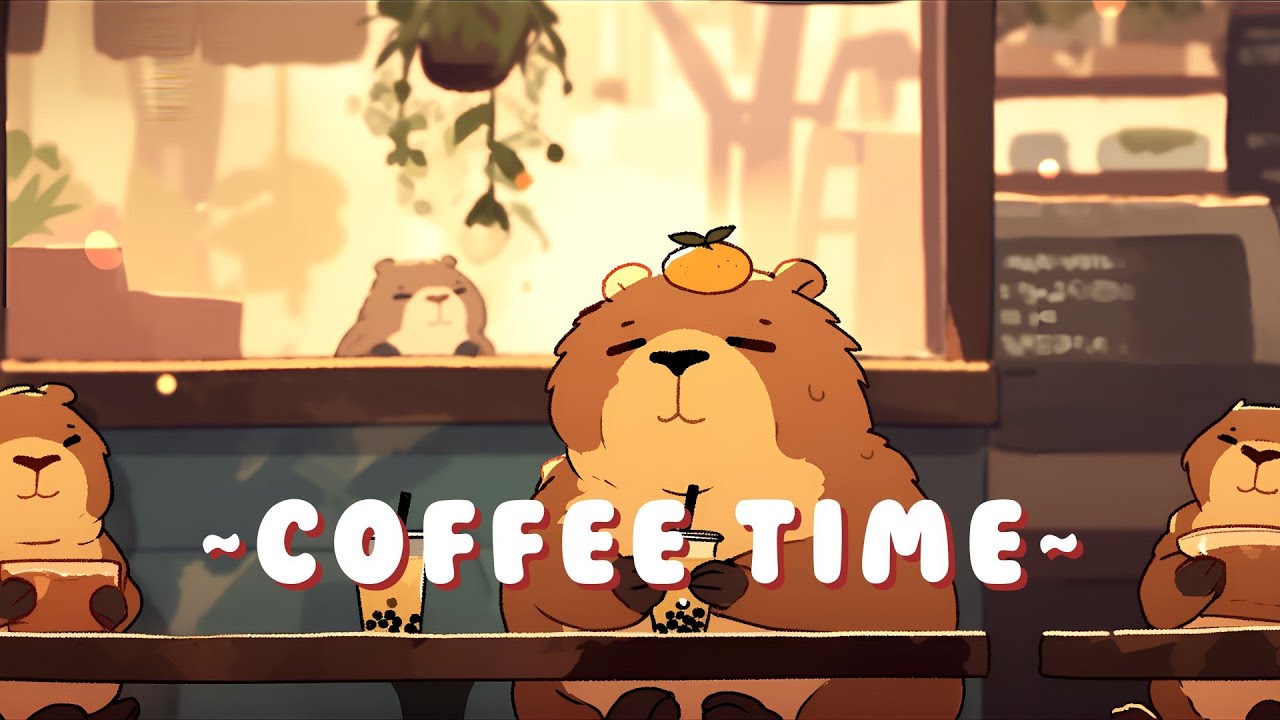 24/7 Capybara Lofi Beats - Cozy Beats for Relaxation ~ Tranquil Mood ~ 🦫 🎵 🌙