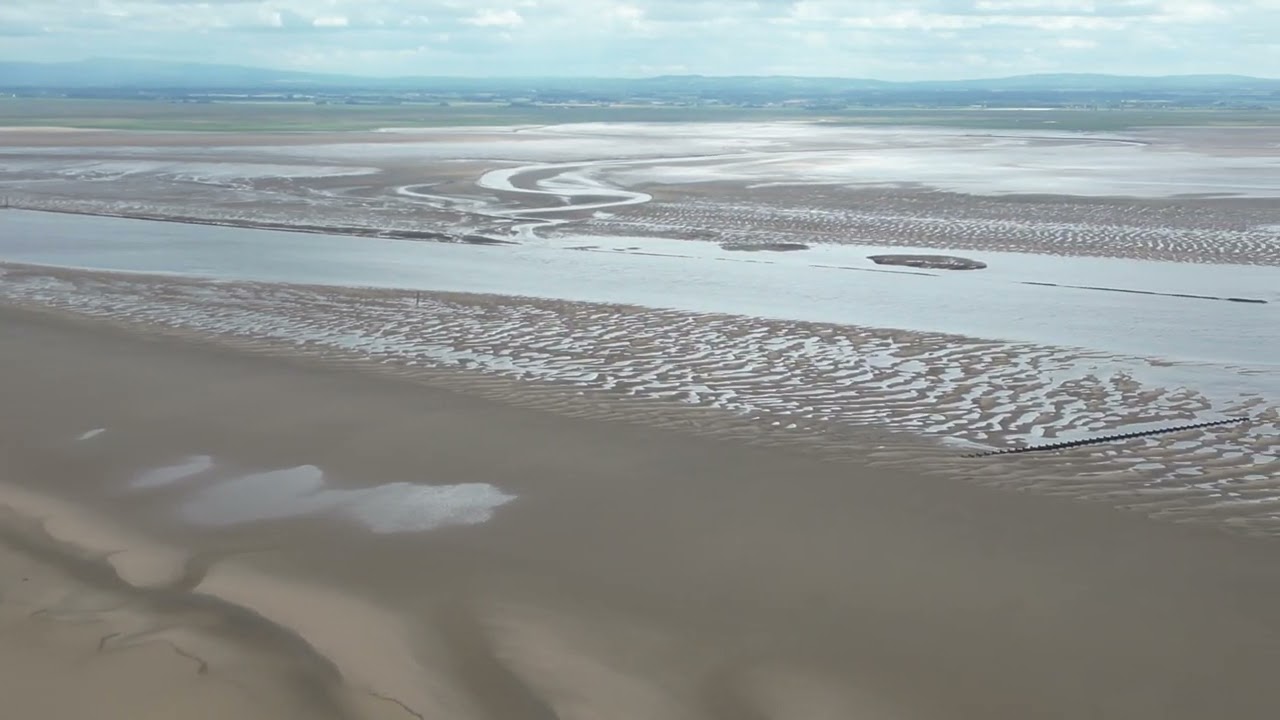 Ribble estuary opposite Fairhaven lake